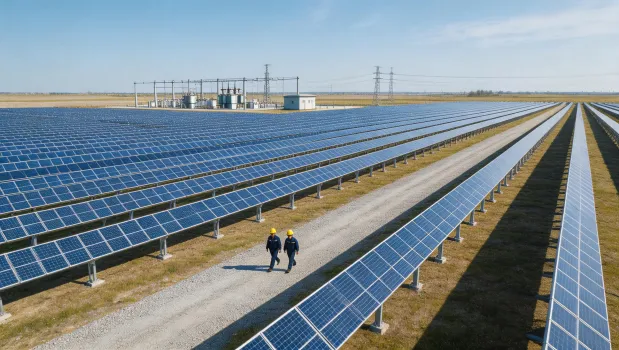 Utility solar project